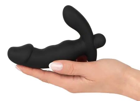 ANOS Prostata Masažer Vibe Sistem Silikon Crni 14 cm USB Punjenje