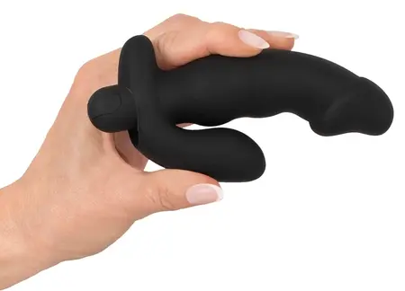 ANOS Prostata Masažer Vibe Sistem Silikon Crni 14 cm USB Punjenje
