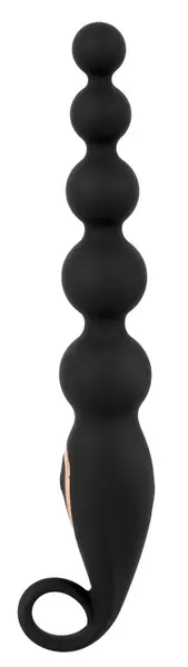 ANOS Vibrirajuće Analne Perle Fleksibilne 7-Režimske Silikonske 22.1 cm Crna
