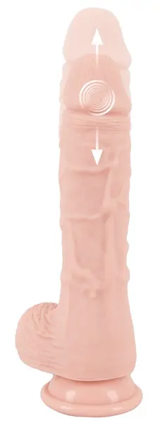 You2Toys RC Medicinski Silikonski Intimni Uređaj sa Potiskivanjem i Rotacijom 21 cm