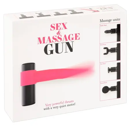 You2Toys Multi-Speed Massage Gun Set with 5 Attachments, USB Rechargeable