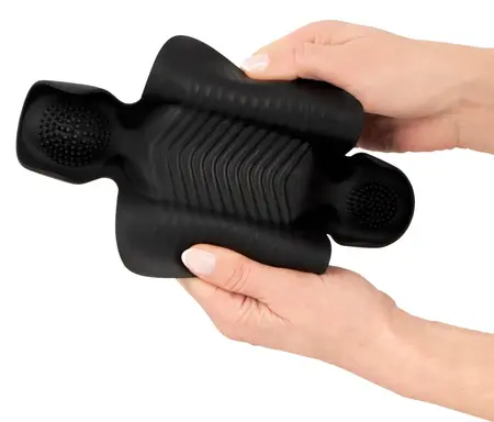 Rebel Intimni Trener 3-Tačkasti Vibrirajući Silikon, 22.1 cm, Crna