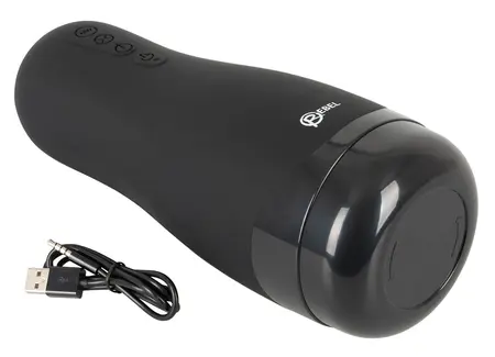 Rebel Intimna Mašina 3-u-1 Grejanje Vibracija Sisanje Crna 26 cm