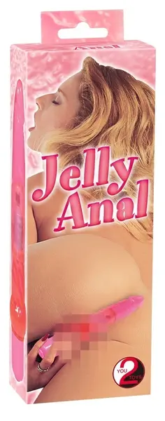You2Toys Jelly Anal Model Pink 7-Mode Vibration TPE 17.5cm