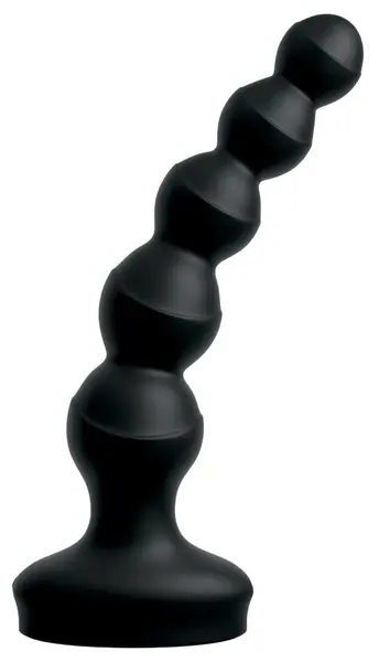 Pipedream Wallbanger Beads Remote Vibrating Silicone System, Black