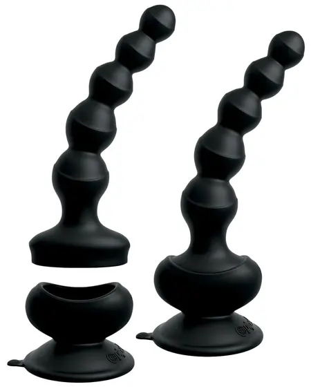 Pipedream Wallbanger Beads Remote Vibrating Silicone System, Black