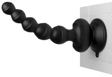 Pipedream Wallbanger Beads Remote Vibrating Silicone System, Black