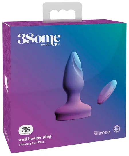 Pipedream Wall Banger Vibrating Plug with Remote & Suction Base, 12 cm