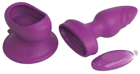 Pipedream Wall Banger Vibrating Plug with Remote & Suction Base, 12 cm