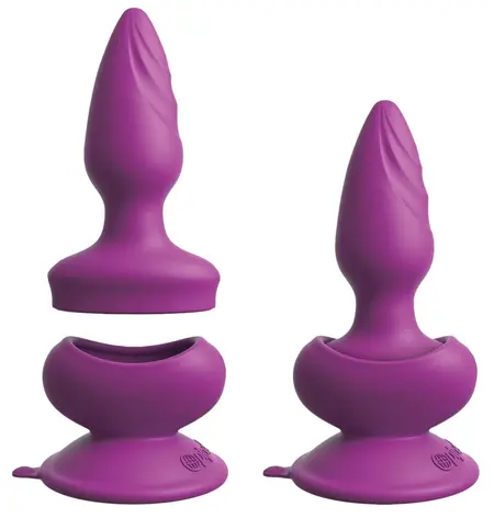 Pipedream Wall Banger Vibrating Plug with Remote & Suction Base, 12 cm