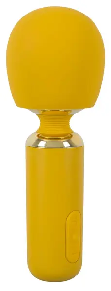 Your New Favorite Wand Vibrato Yellow Massage Device 18.4 cm Rechargeable