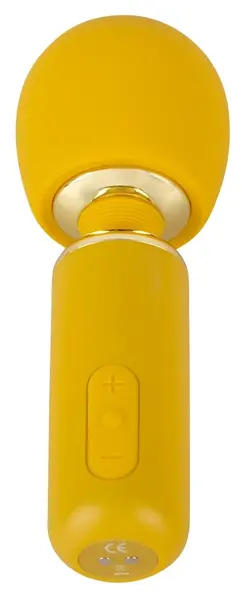 Your New Favorite Wand Vibrato Yellow Massage Device 18.4 cm Rechargeable