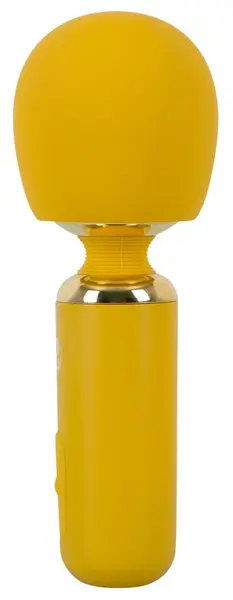 Your New Favorite Wand Vibrato Yellow Massage Device 18.4 cm Rechargeable