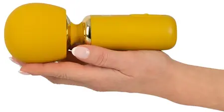 Your New Favorite Wand Vibrato Yellow Massage Device 18.4 cm Rechargeable