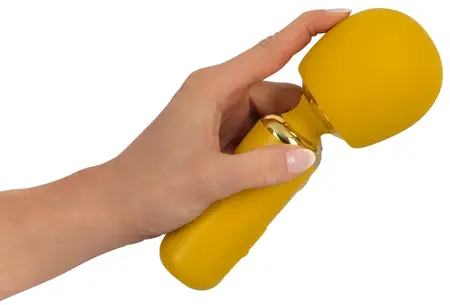 Your New Favorite Wand Vibrato Yellow Massage Device 18.4 cm Rechargeable