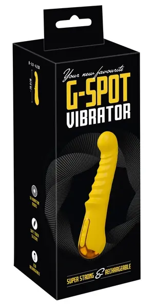 Your New Favorite G-Spot Vibrator Žuti 20cm Punjivi Silikon