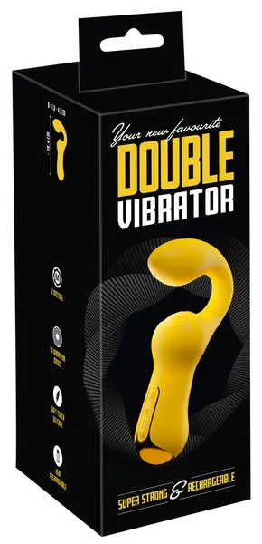 You2Toys Dvostruki Vibracioni Sistem Žuti 18.4cm Fleksibilni Vrat