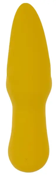 You2Toys Dynamic Licking Vibrator Yellow - 3 Flexible Silicone Tips 18.6cm