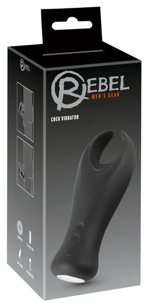 Rebel Fleksibilna Silikonska Intimna Mašina sa Vibro-Krilcima Crna 16cm