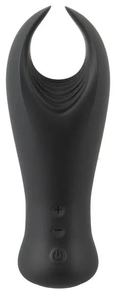 Rebel Fleksibilna Silikonska Intimna Mašina sa Vibro-Krilcima Crna 16cm