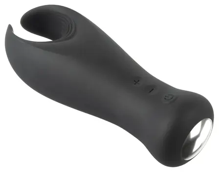 Rebel Fleksibilna Silikonska Intimna Mašina sa Vibro-Krilcima Crna 16cm