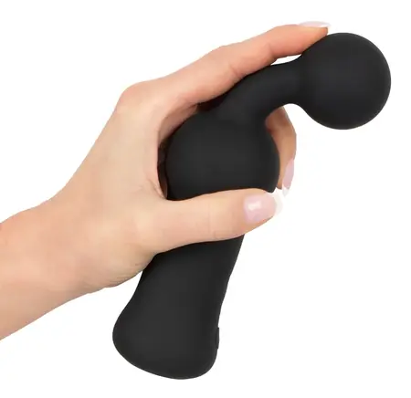 Black Velvets Vibrator za Prostatu 10-Režima Fleksibilni Analni Masažer, Crni