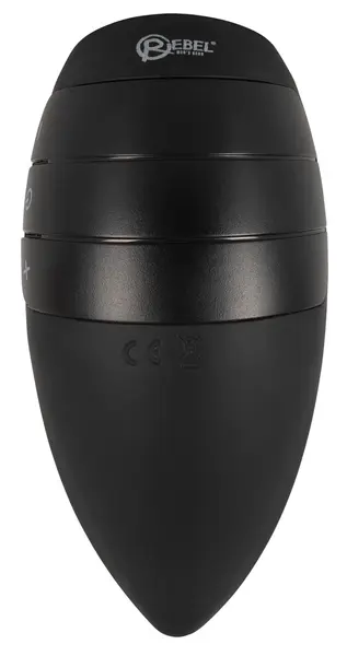 Rebel Vibrirajući Uređaj za Glans Fleksibilni Silikon 10 Režima Crni 13cm