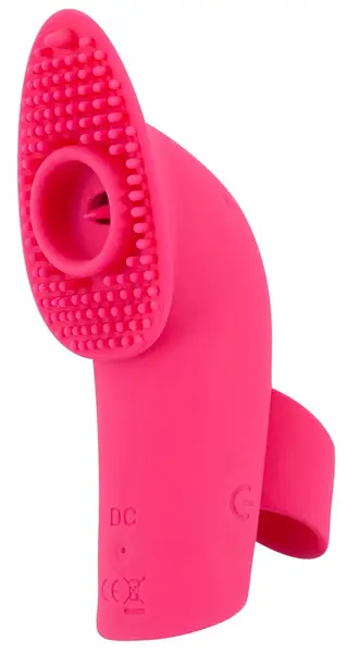 Sweet Smile Licking & Pulsating Finger System, Silicone, USB, 10 Modes