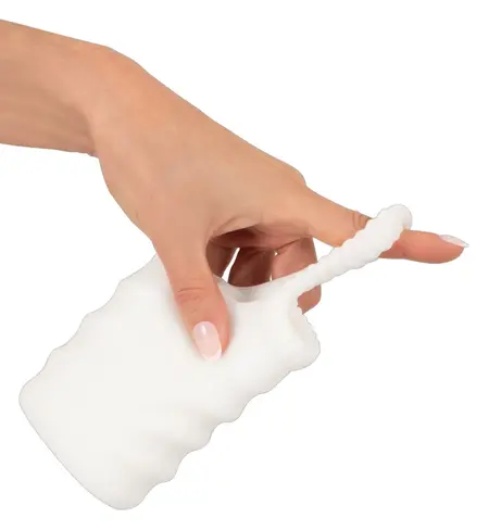 Stroker Super Soft Intimate Device with Vibration & Testicle Ring, 12.5 cm