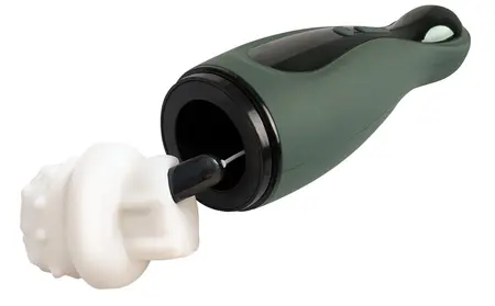 Rebel Intimna Mašina 2-u-1 Sisanje i Vibracija, Crna, 25.8 cm