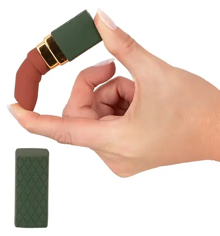 Emerald Love Luksuzni Mini Vibrirajući Uređaj u Oblicu Ruža, Ružičasti, 8.5 cm