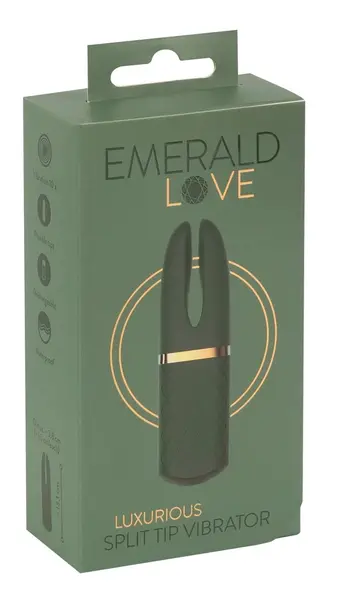 Emerald Love Luxurious Split Tip Vibrator Dual Arm Waterproof 13.1cm