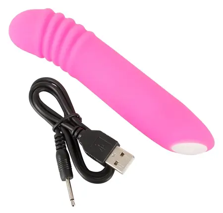 You2Toys Flashing Mini Vibe Pink - Compact Rechargeable Massager, 15 cm
