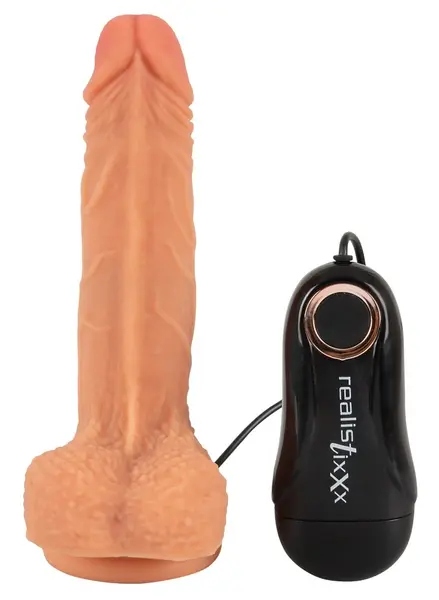 Realistixxx Real Thing Small Silicone Model with Vibration, 18.6 cm