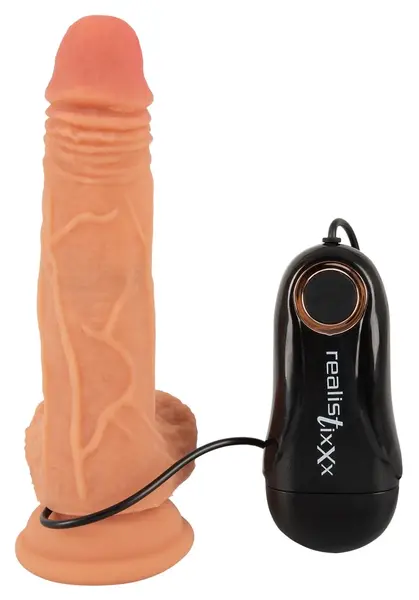 Realistixxx Real Thing Small Silicone Model with Vibration, 18.6 cm