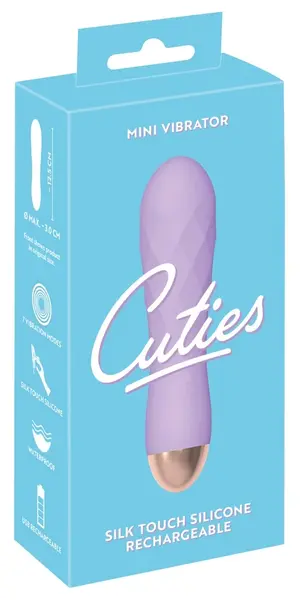 Cuties Mini Vibrator Ljubičasti 2. Generacija - Kompaktan, 7 Režima, Vodootporan