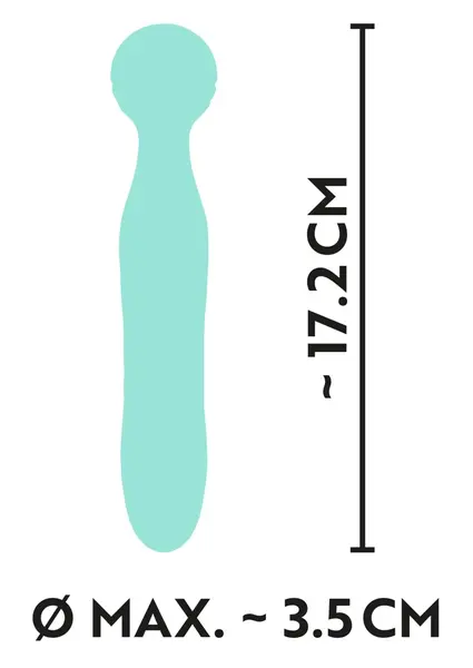 Cuties Mini Vibrator 2. Generacije Zeleni - Kompaktan, Vodootporan, 7 Režima
