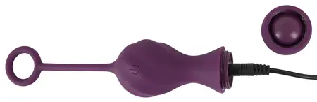 Sweet Smile RC Dual Silicone Pelvic Trainer Balls, 10 Modes, 73g, Pink