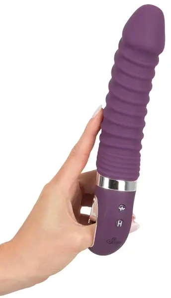 Sweet Smile Grejući Meki Vibrator 12 Režima Silikon Vodootporan 23.5cm