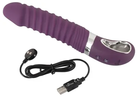 Sweet Smile Grejući Meki Vibrator 12 Režima Silikon Vodootporan 23.5cm