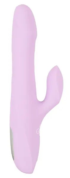 Sweet Smile Thrusting Pearl Vibrator Silicone Dual-Motor 24.8 cm Pink