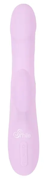 Sweet Smile Thrusting Pearl Vibrator Silicone Dual-Motor 24.8 cm Pink