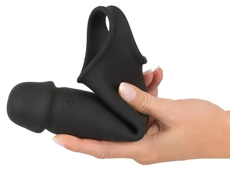 Rebel RC Intimni Produžni Rukav 8cm Vibrirajući Crni Podesiv