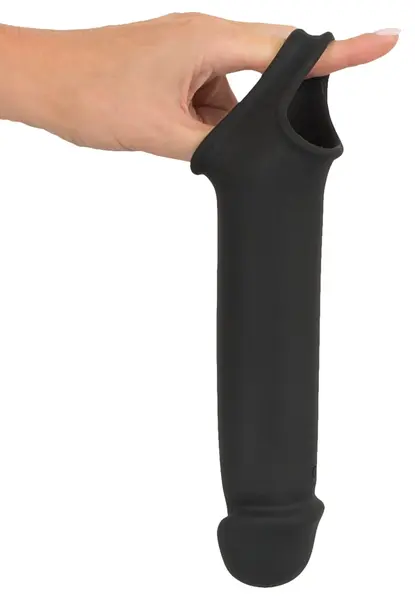 Rebel RC Intimni Produžni Rukav 8cm Vibrirajući Crni Podesiv