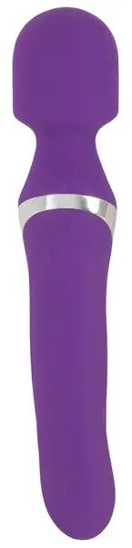 Javida Wand & Pearl Dvostrani Vibrator Silikon 24cm USB Punjiv