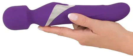 Javida Wand & Pearl Dvostrani Vibrator Silikon 24cm USB Punjiv