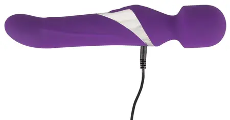 Javida Wand & Pearl Dvostrani Vibrator Silikon 24cm USB Punjiv