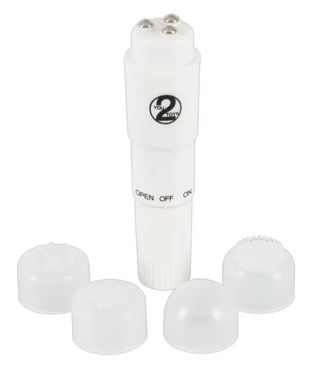 You2Toys Compact Pro White Multi-Function Mini Massager 10 cm