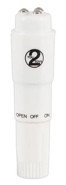 You2Toys Compact Pro White Multi-Function Mini Massager 10 cm