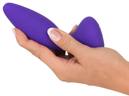 Sweet Smile RC Anal Plug Liquid Silicone 10 Modes Black 14.5cm